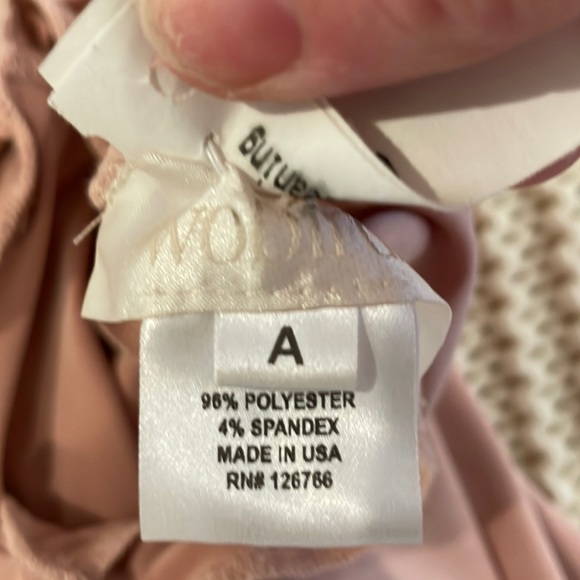 Two Birds gown (bridesmaid dress) size A in rosewood. Worn once in a wedding. - Picture 4 of 5